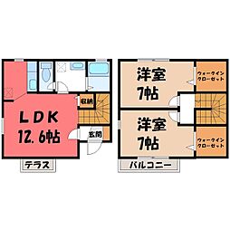 宇都宮市下栗町の一戸建て