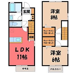 鹿沼市西茂呂3丁目の一戸建て