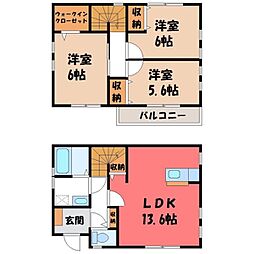 鹿沼市緑町3丁目の一戸建て