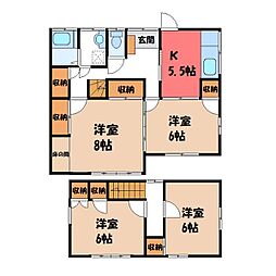 鹿沼千渡戸建貸家