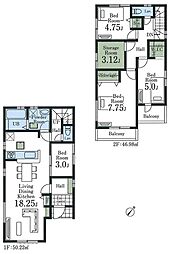 新築／志木市柏町第12　全3棟 2号棟