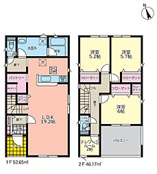 Cradle　garden鴻巣市松原第10　新築住宅 2号棟