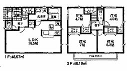 Cradle　garden久喜市栗橋東第15　新築住宅 12号棟