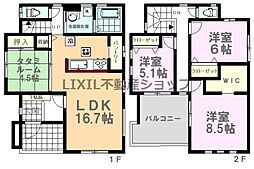 ワイウッドコート小山市若木町第1期　1号棟