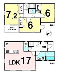 新築戸建 栗東市霊仙寺6丁目01期　全2棟　2号棟