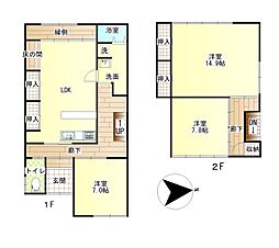 大聖寺法華坊町3番地3　一戸建て A