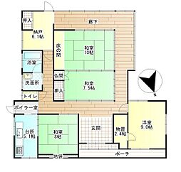 加賀市大聖寺耳聞山町77番地　一戸建て A