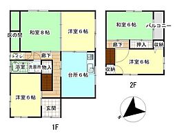 山代温泉大和町372番地　借家 A