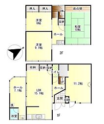 山中温泉上野町ル185番10一戸建て A