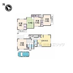 奈良市富雄泉ヶ丘の一戸建て