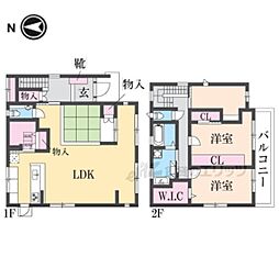 橿原市御坊町の一戸建て