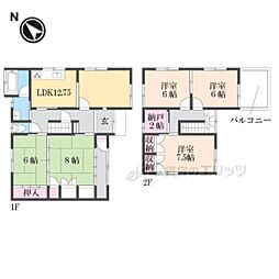 北葛城郡上牧町緑ケ丘2丁目の一戸建て