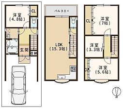 大阪市平野区喜連　中古戸建