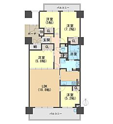 ジオ彩都みなみ坂参番館 3Ｆ