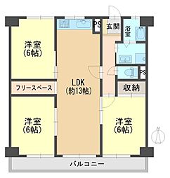 大和サニーハイツ高槻1棟 7Ｆ