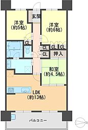 ＢＥＬＩＳＴＡ東淀川大桐リバービューコートＢ棟 3Ｆ