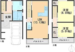 高槻市城南町　新築戸建