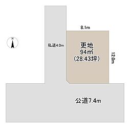 足立区東伊興2丁目　売地