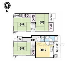 枚方市東船橋2丁目の一戸建て