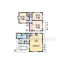 枚方市高野道2丁目の一戸建て