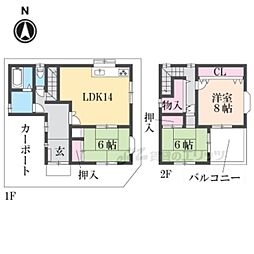枚方市東香里新町の一戸建て