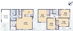 稲毛区稲丘町24-1期　新築戸建