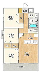 コンダクトレジデンスＨＡＮＡＭＩＮＯＳＡＴＯ 207