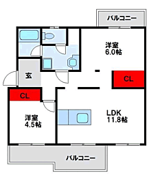 東福間団地　11000棟 11