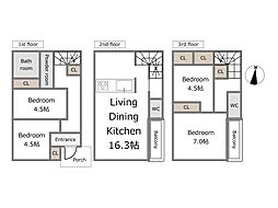 瀬谷4丁目　建築条件付売地全2棟