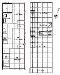 宮沢1丁目 建築条件付売地全2棟