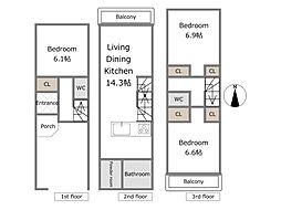 さちが丘　建築条件付き全2棟