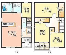 豊明市前後町仙人塚の一戸建て