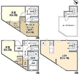 川崎市中原区井田２丁目の一戸建て