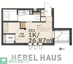 ＰｒｉｍａＳＫ武蔵小杉　弐番館 302