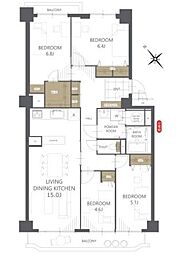 平和台駅前マンションウィングB棟