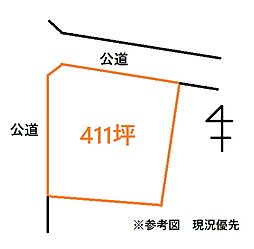 桐生駅北口300m　商業地域の整形地