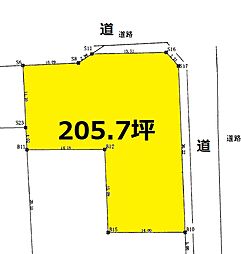 ジョイホンパーク車5分　専用住宅用地