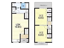 豊中市大黒町１丁目の一戸建て