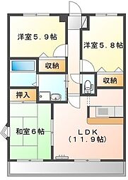 ヒルズ牧の池 202