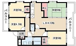 スカイヒルズ植田 40B