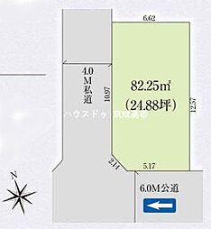 売土地　葛飾区奥戸3丁目　全1区画