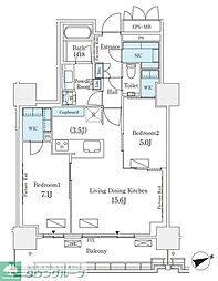 ロイヤルパークス品川 2516