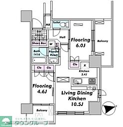 レジディアタワー目黒不動前 504