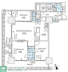 ロイヤルパークス品川 1607