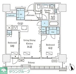 ロイヤルパークス品川 2406