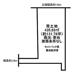 大字冨貴字南側　売土地