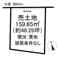 字鹿ノ子田1丁目　売土地