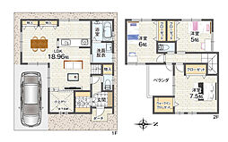 エヌズスタイル高安町南2丁目 2号地モデルハウス