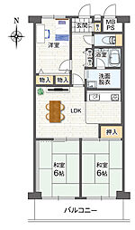 サンハイツ八尾南2号棟