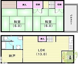 大庄西町2丁目貸家